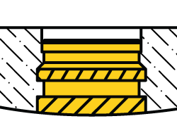 <b>Incorrect</b><br>Below flush